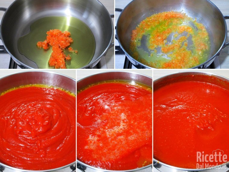 Preparare il sugo