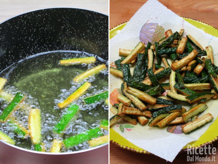 Friggere le zucchine