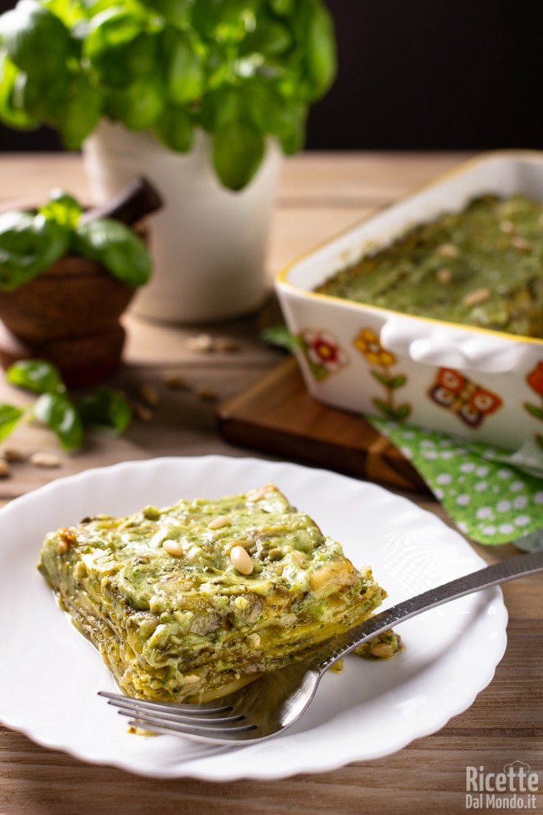 Come fare le lasagne al pesto di basilico, ricetta ligure