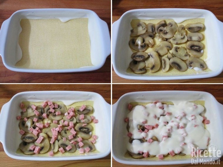 Lasagne ai funghi 5