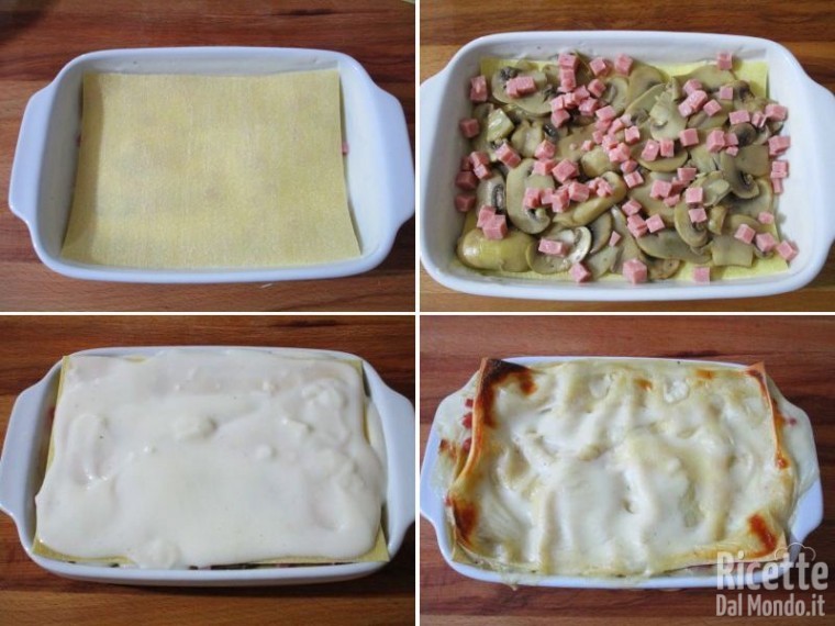 Lasagne ai funghi 6
