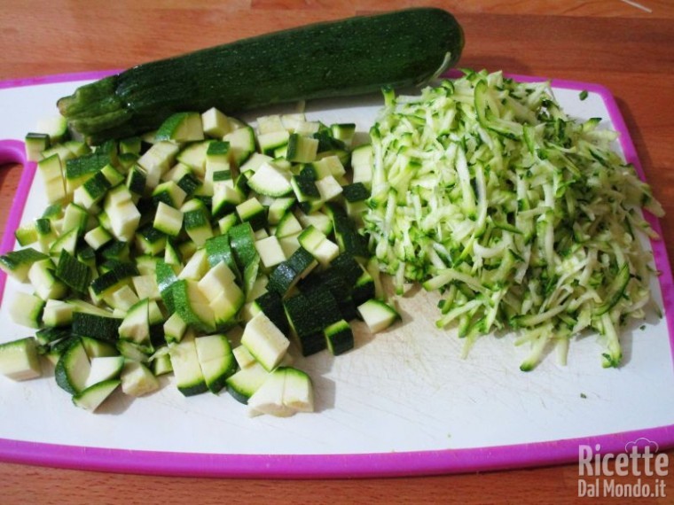 Pasta con zucchine e speck 2
