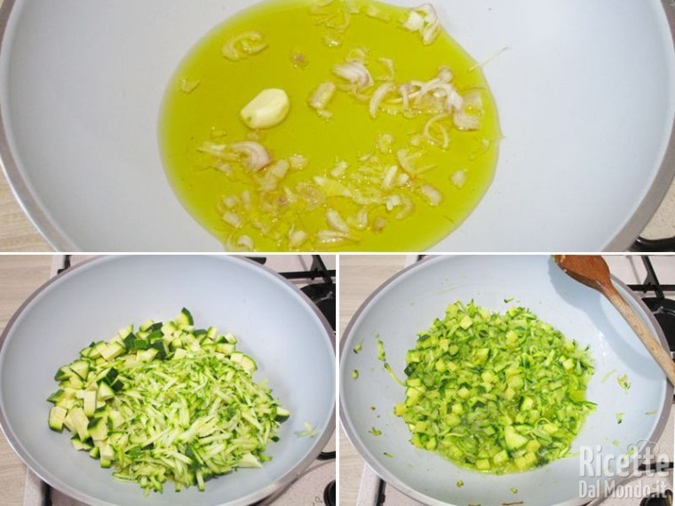 Pasta con zucchine e speck 3
