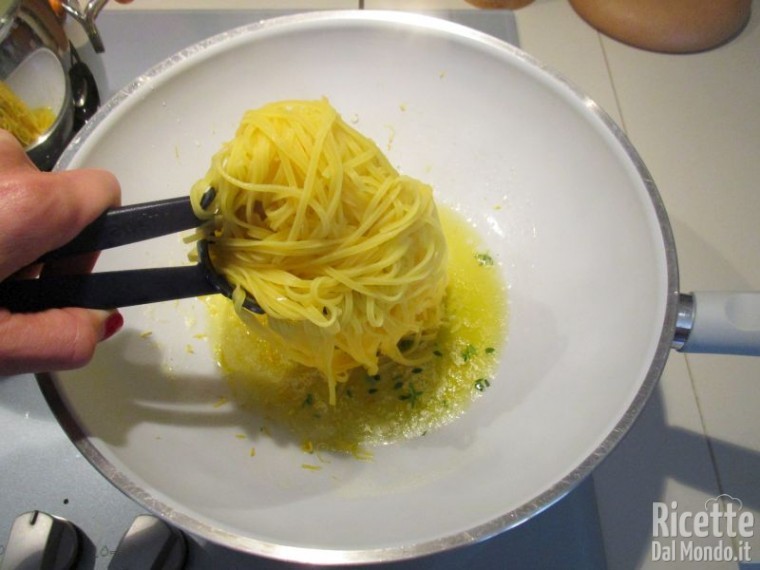Tagliolini al'uovo al limone 5