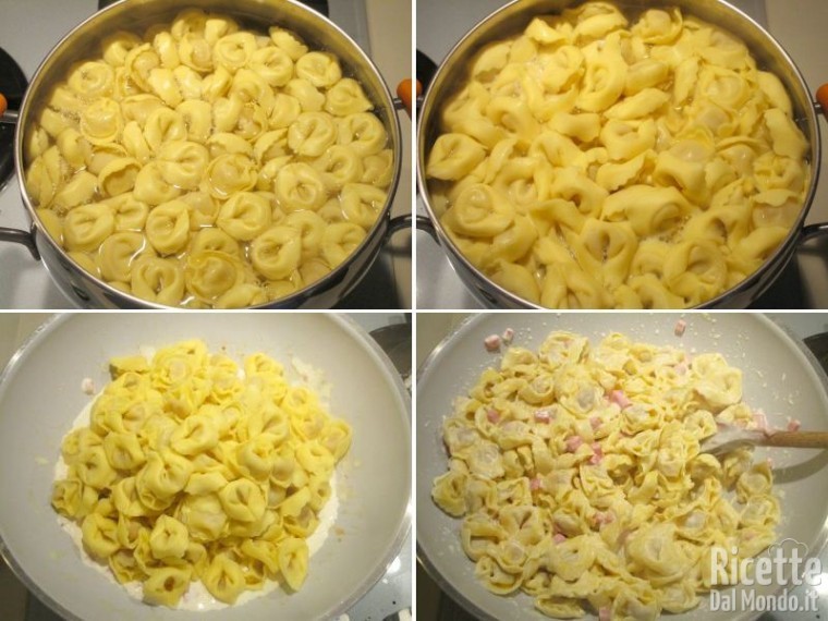 Tortellini panna e prosciutto 3