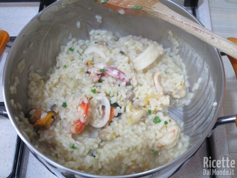 Risotto alla pescatora ai frutti di mare 13
