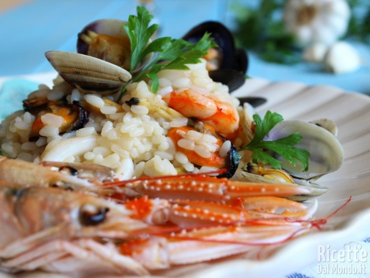 Ricetta risotto alla pescatora - ai frutti di mare