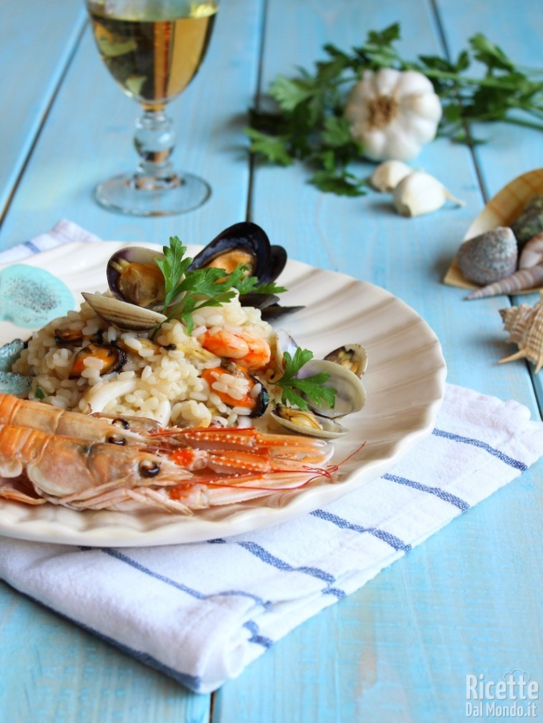 Come fare il risotto alla pescatora
