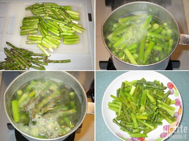 Cuocere gli asparagi