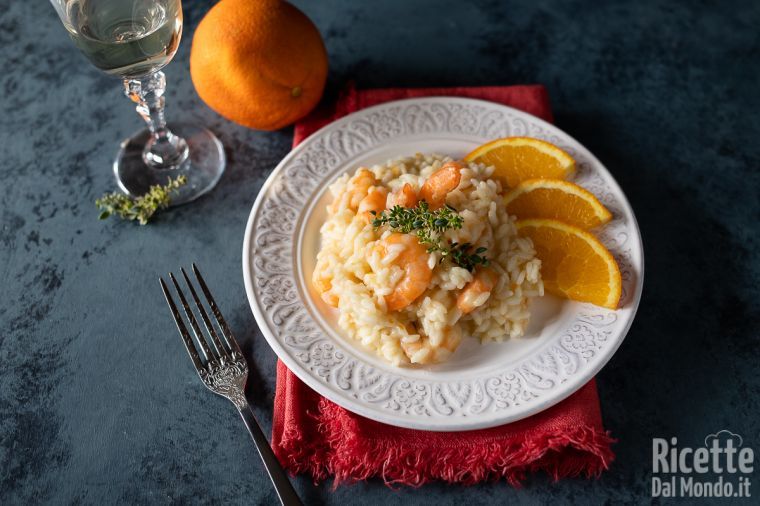 Risotto ai gamberi e arancia, semplice e raffinato!