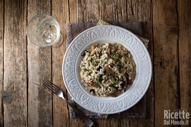 Risotto ai funghi misti con porcini (anche surgelati!)