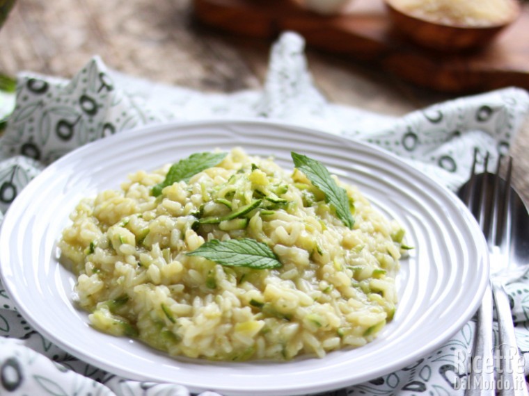 Risotto con le zucchine