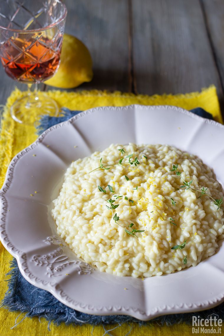 Come fare il risotto al limone