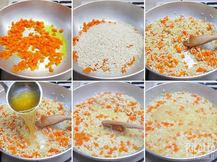 Cuocere il risotto