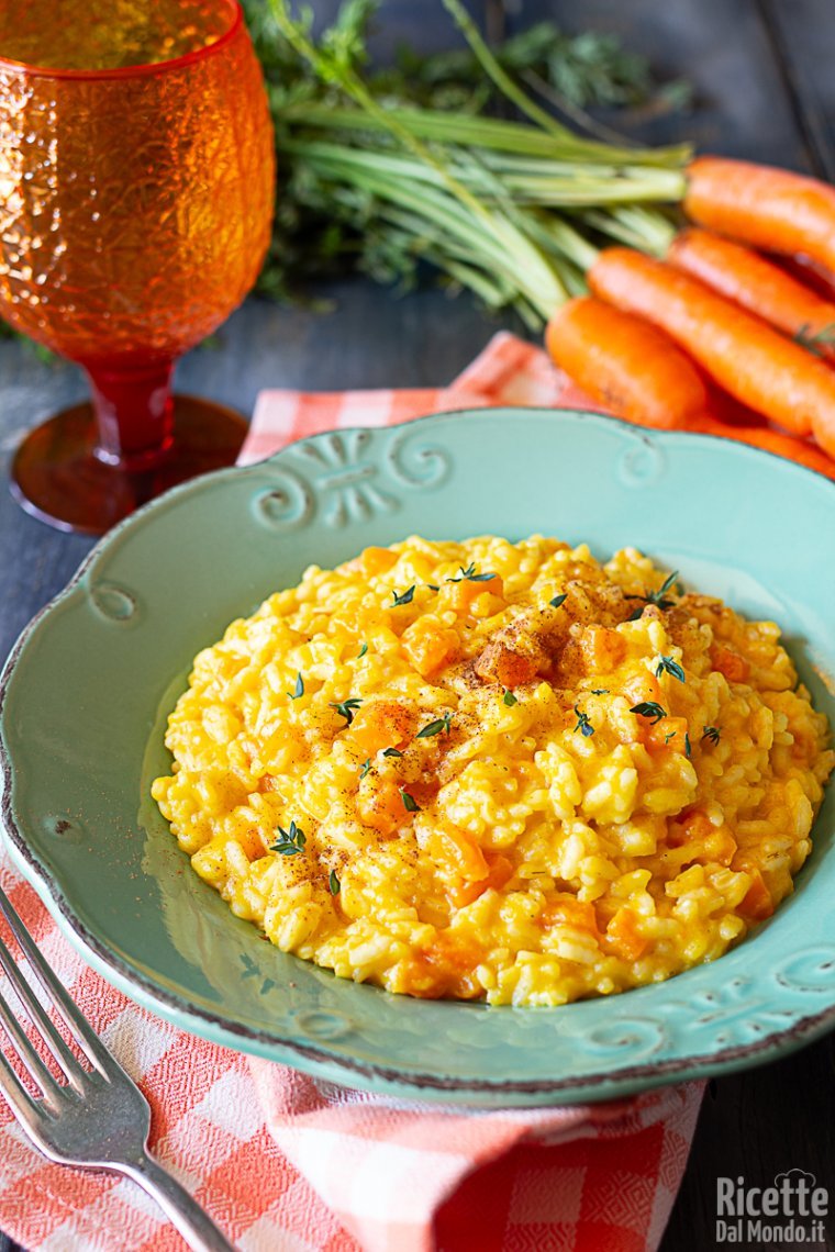 Ricetta risotto alle carote
