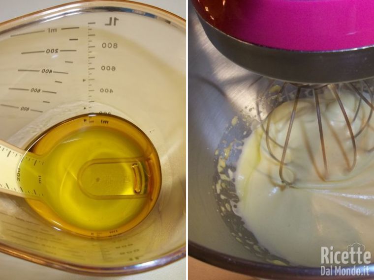Emulsionare l'olio