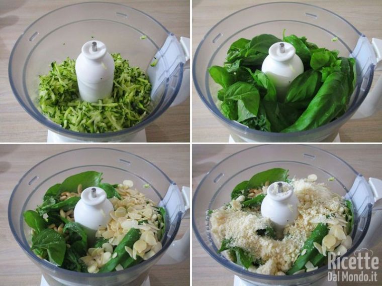 Aggiungere gli altri ingredienti e tritare
