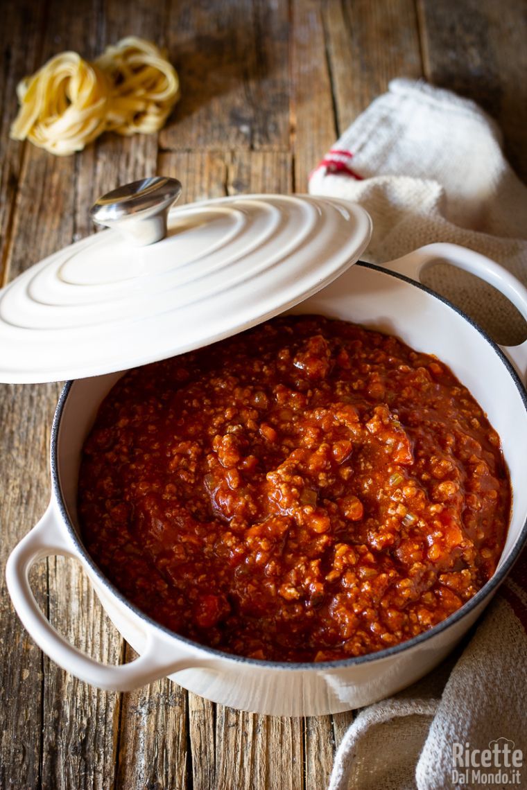 Ricetta ragù alla bolognese fatto in casa