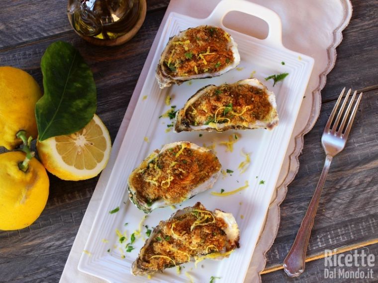 Ostriche gratinate