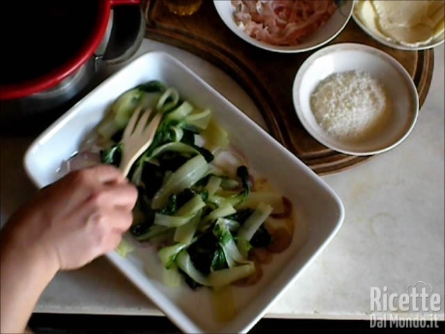 Coste al forno con Mozzarella