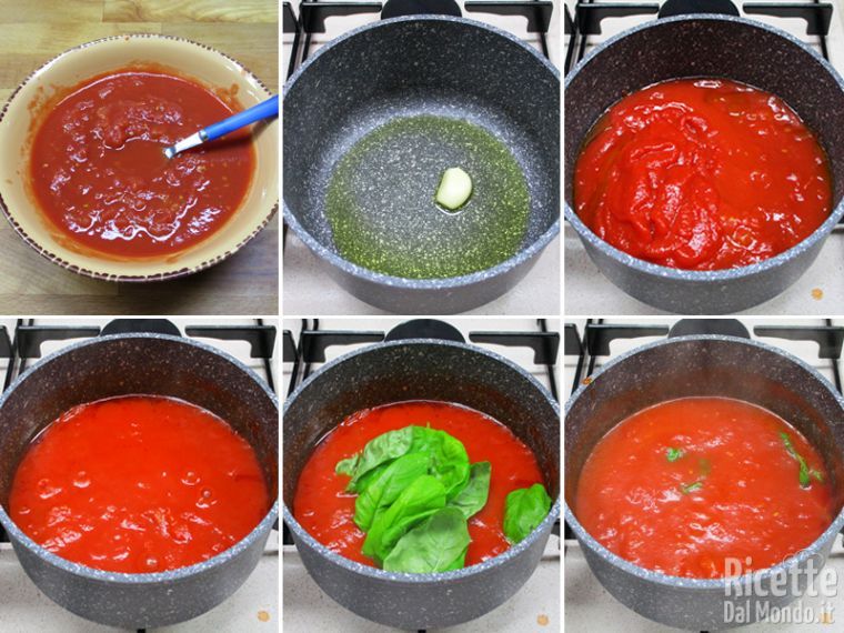 Preparare il sugo di pomodoro