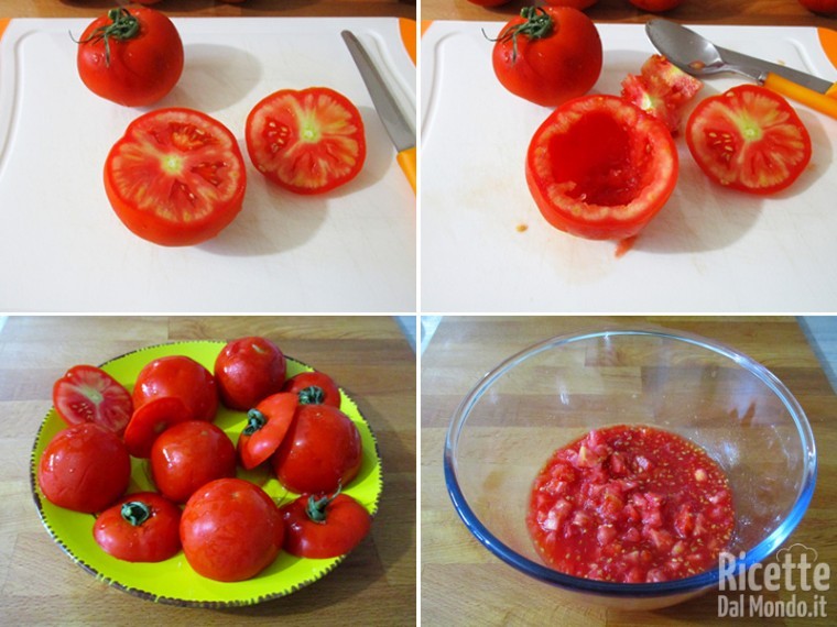 Pomodori alla toscana ripieni di panzanella 2