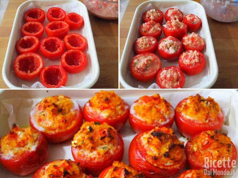 Pomodori alla toscana ripieni di panzanella 4