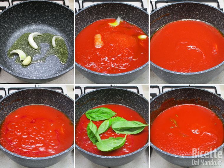 Preparare il sugo di pomodoro