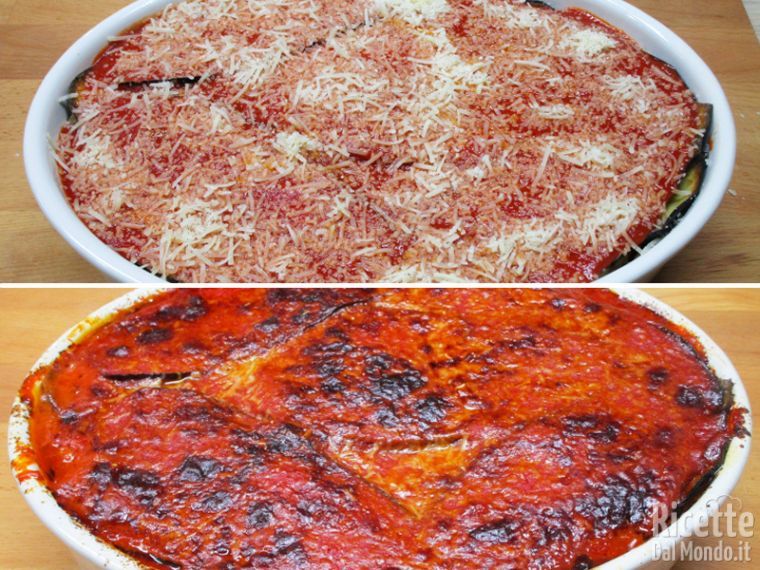 Cuocere la parmigiana