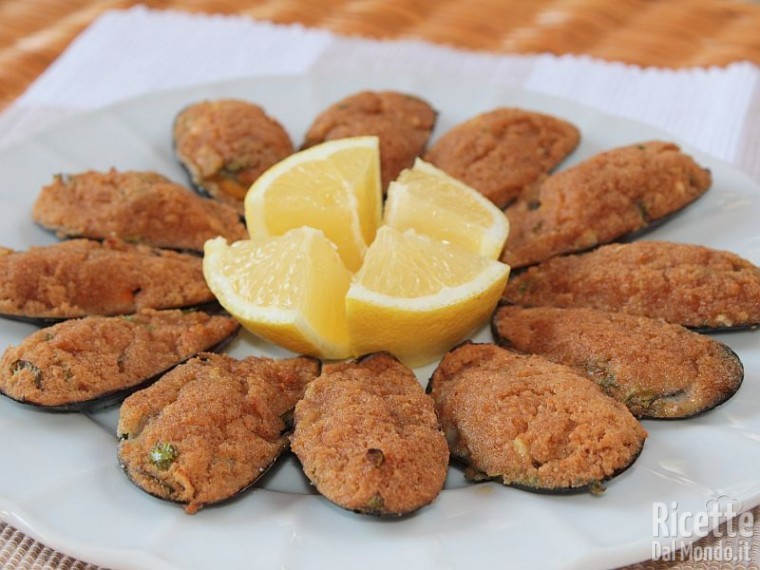 Ricetta cozze gratinate al forno