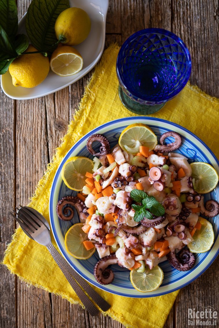 Ricetta insalata di polpo fresco