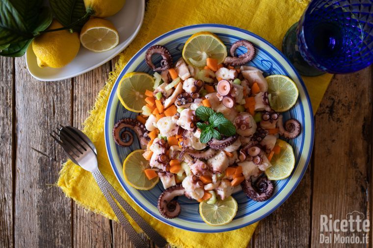 Insalata di polpo, fresca e leggera!