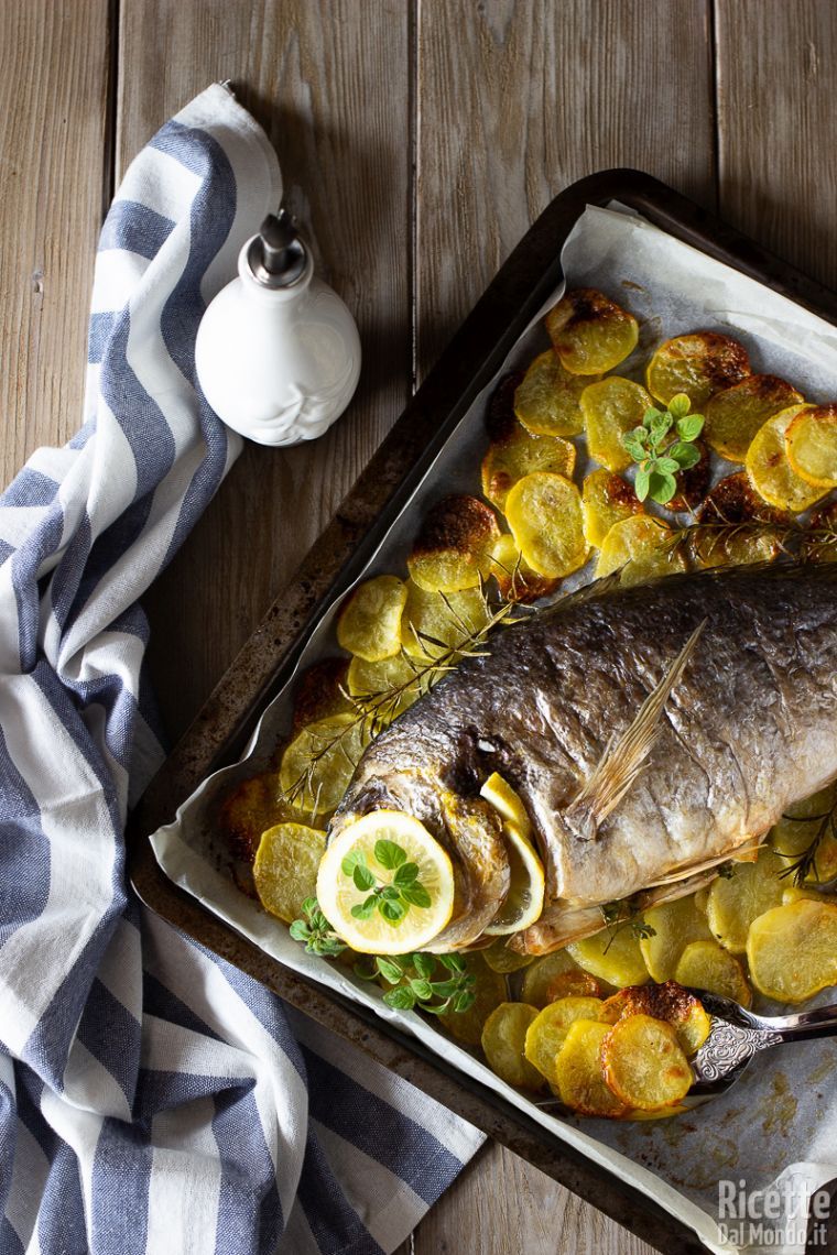 Ricetta orata con patate al forno