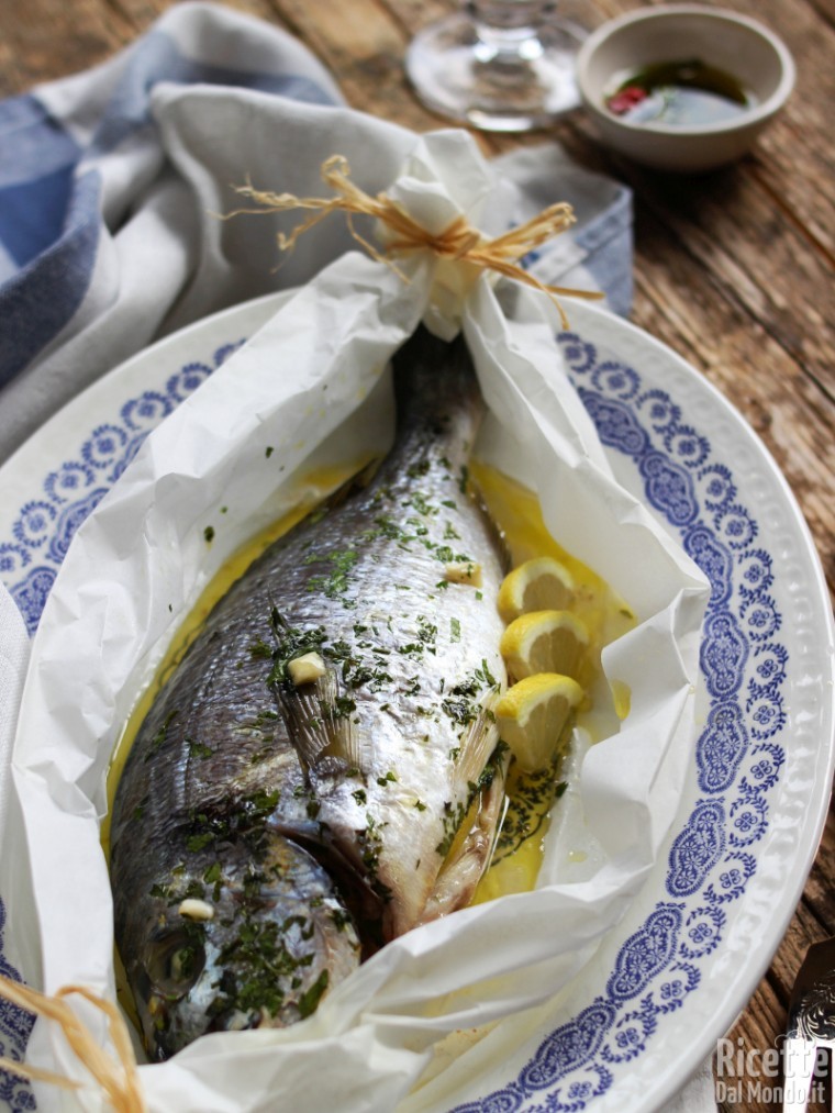 Ricetta orata al cartoccio