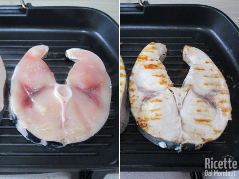 Pesce spada alla piastra 2