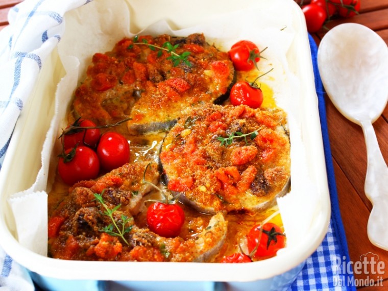 Ricetta pesce spada gratinato