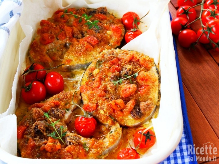 Pesce spada gratinato