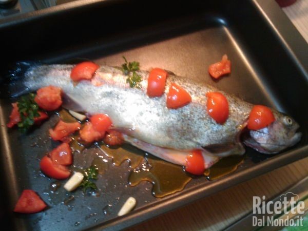 Trota Salmonata all'Acqua Pazza