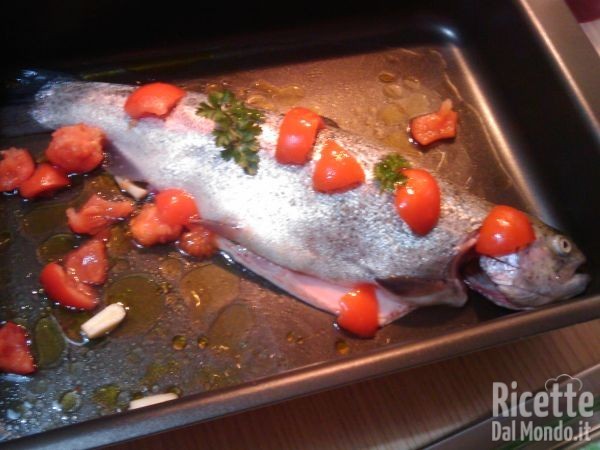 Trota Salmonata all'Acqua Pazza