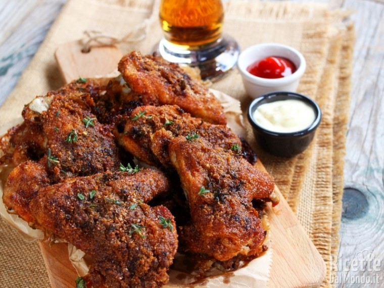Alette di pollo al forno