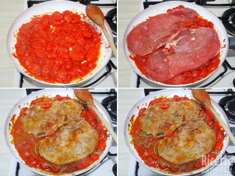 Carne di manzo alla pizzaiola 3