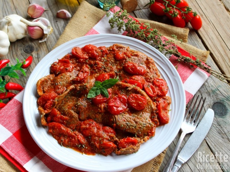 Carne alla pizzaiola