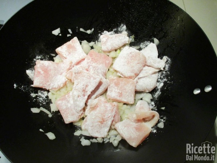 Pollo cinese alle noci 7
