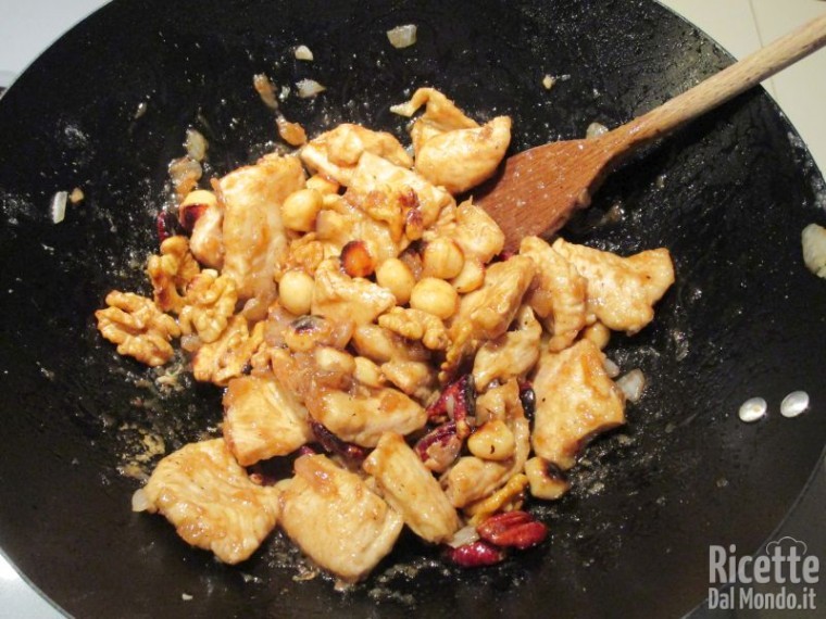Pollo cinese alle noci 11