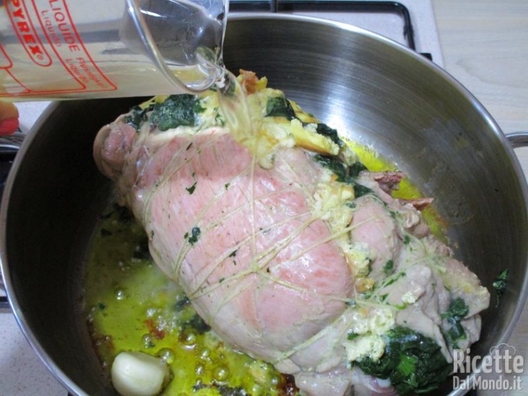 Rotolo tacchino, frittata, spinaci e prosciutto 12