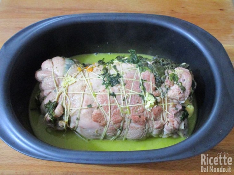 Rotolo tacchino, frittata, spinaci e prosciutto 14