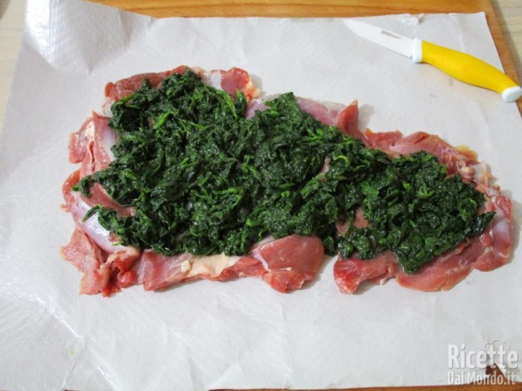 Rotolo tacchino, frittata, spinaci e prosciutto 6
