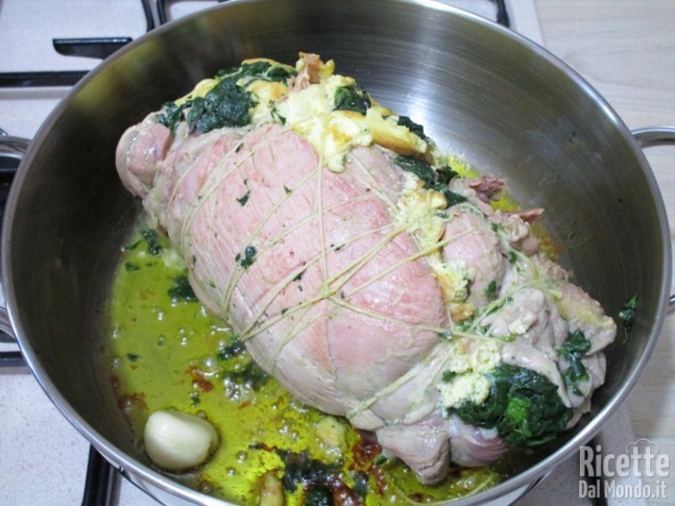 Rotolo tacchino, frittata, spinaci e prosciutto 11