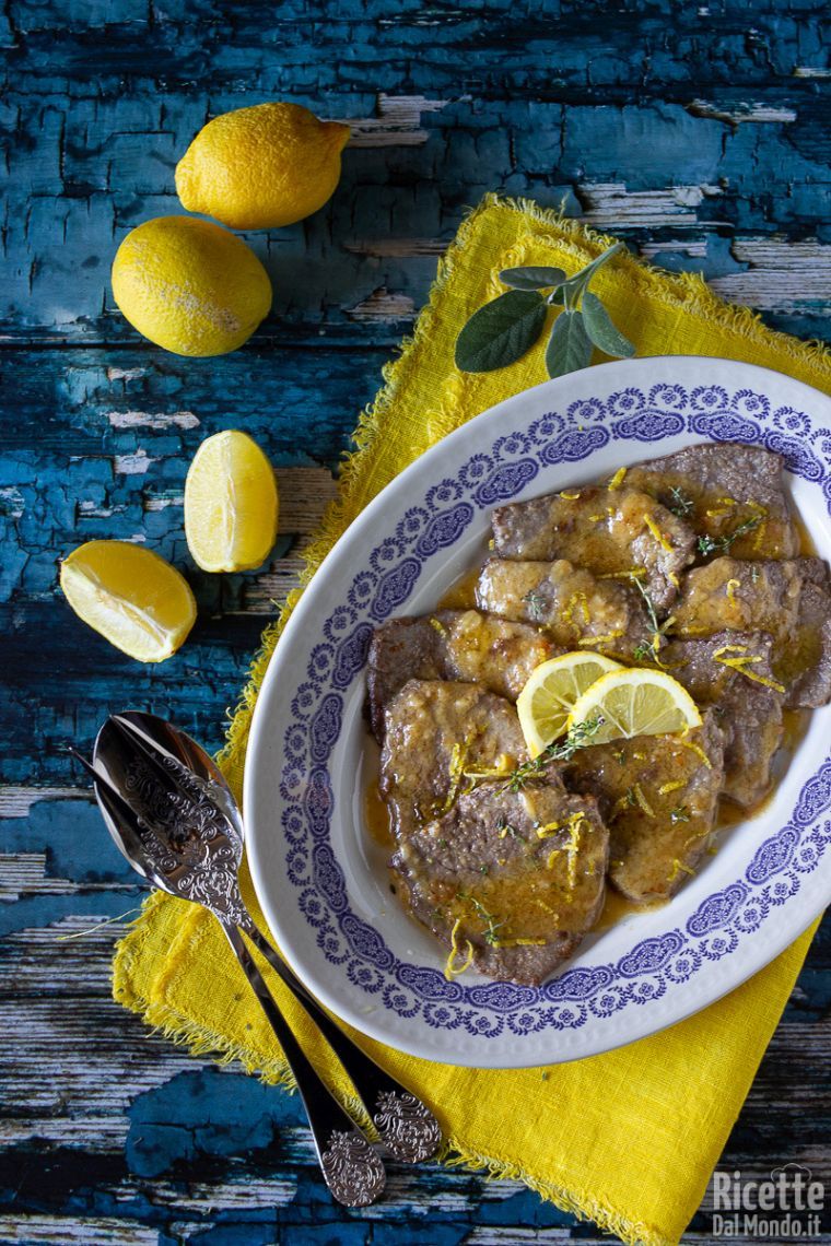 Ricetta scaloppine al limone