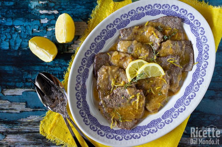 Scaloppine al limone, morbide e succose!